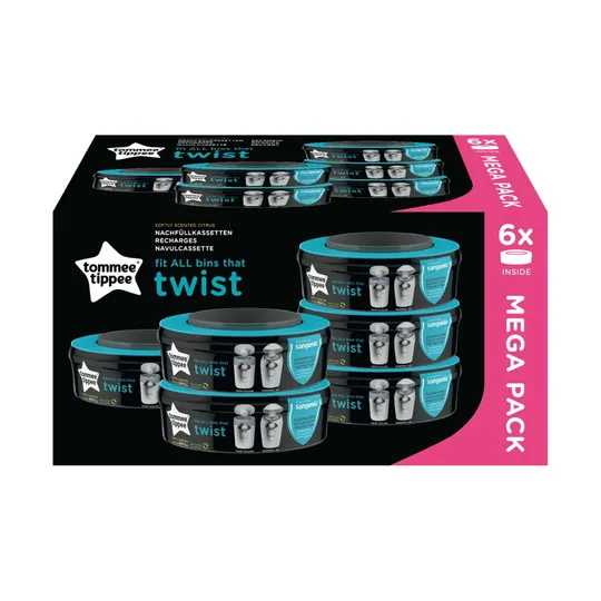 Tommee Tippee Twist&Click Nachfüllkassetten 6 Stück