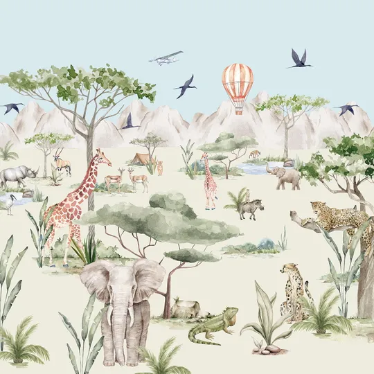 Creativ Lab Amsterdam Out of Africa Vliestapete - 389,6 x 280 cm