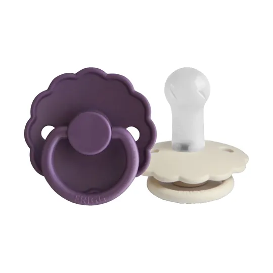 FRIGG Daisy Schnuller - 6-18 Monate - 2 Stück - Silikon - Violet Dream / Lilac