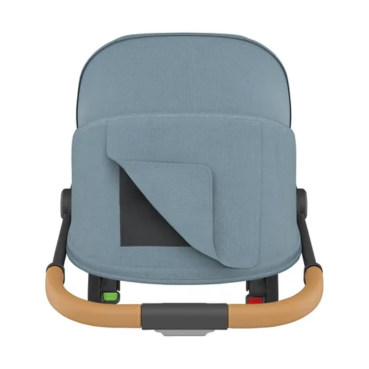UPPAbaby Buggy - MINU V3 - Dillan Stone Blue/Carbon Rahmen Mit Sandbraun Leder