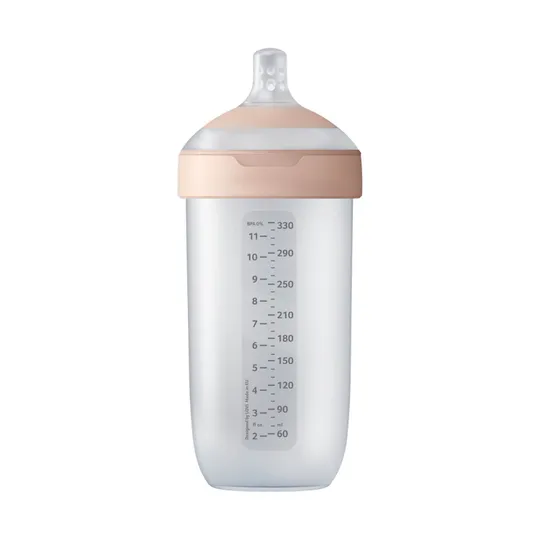 Difrax Mammafeel Flasche – 330 ml – Soft Pink