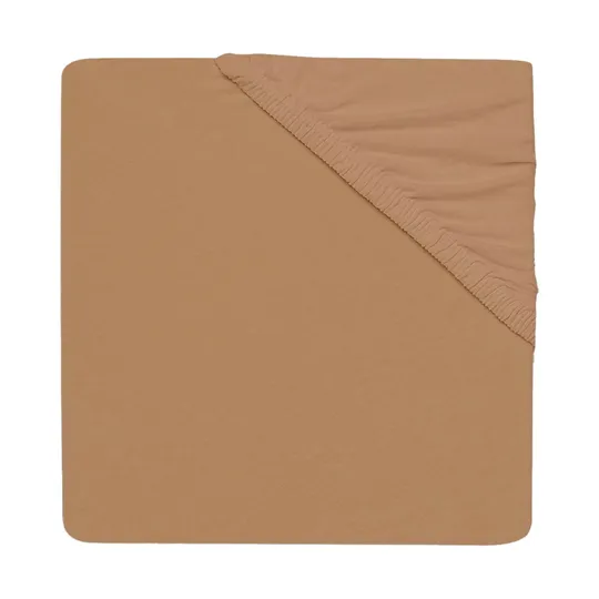Jollein Jersey-Spannbettlaken Biscuit 75 x 95 cm