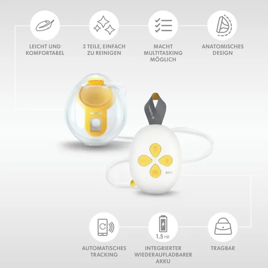 Medela Solo Einzelne elektrische Milchpumpe