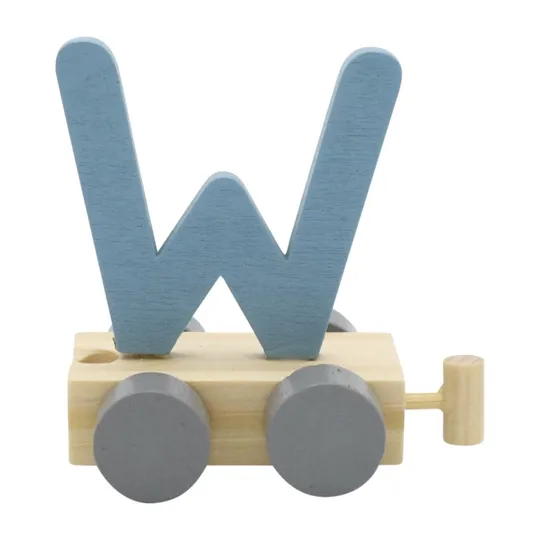 Charl's Toys Buchstabe Zug W Blau