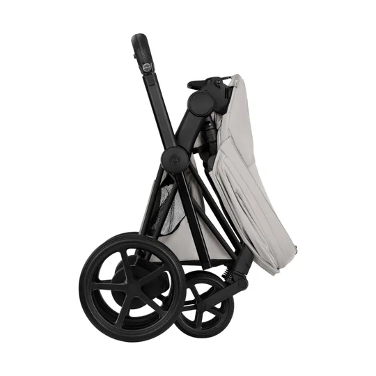Cybex e-Priam 5 Style Kinderwagen 2-in-1 - Mattschwarzes Gestell