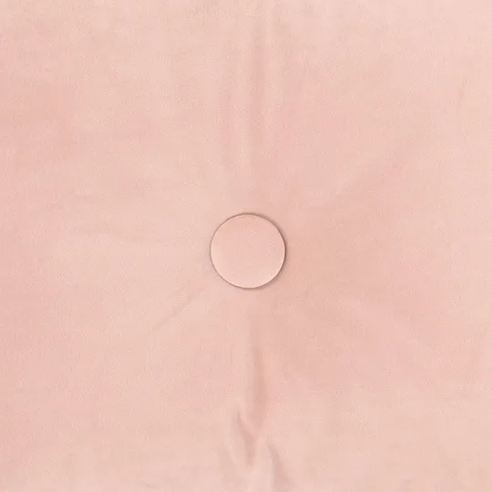 Overseas Velours Button Kissen - Rose Dust