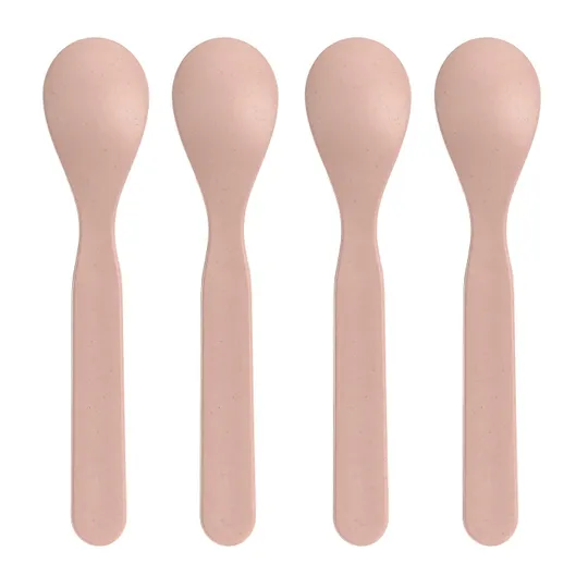 Lässig Löffelset – Tiny Team Cat – 4-teilig – PP/Zellulose – Pink