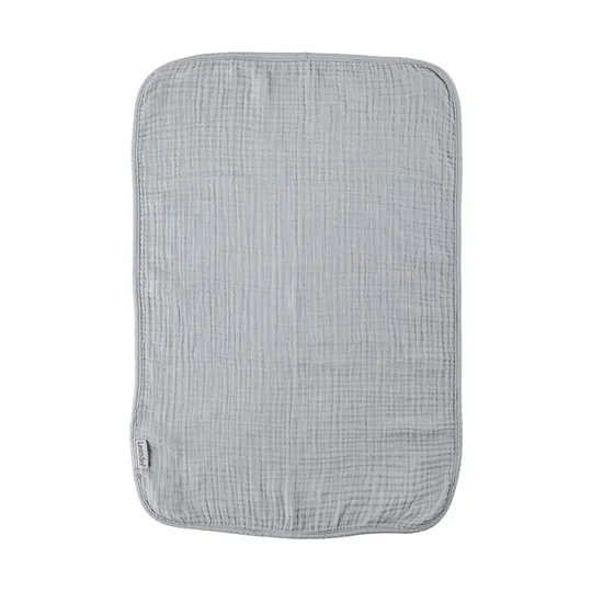 Leander Hydrophile Tücher Organic Muslin - 2 Stück - Pearl Grey / Sage Green