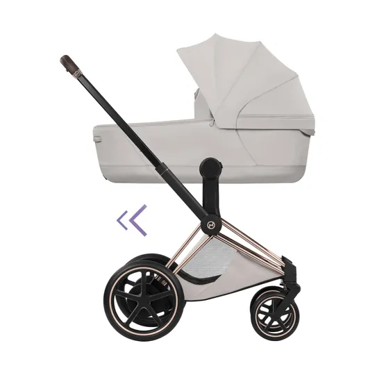 Cybex Kinderwagen 2-in-1 - e-Priam 5 Style - Rosegoldenes Gestell