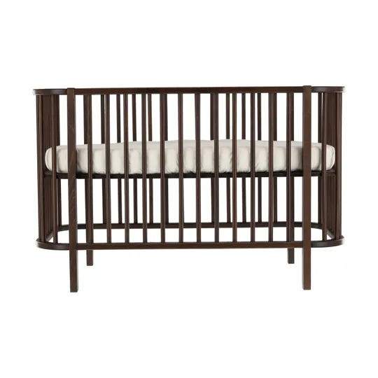 Bopita Milo Babybett – 60 x 120 cm – Dark Walnut