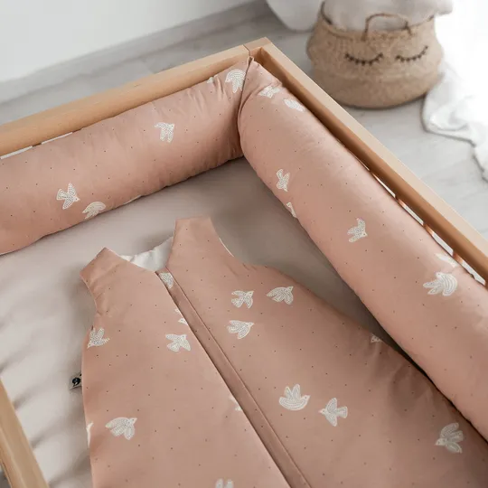 Julius Zöllner Bio-Bettumrandung – Rosa – Birdy – 180 cm