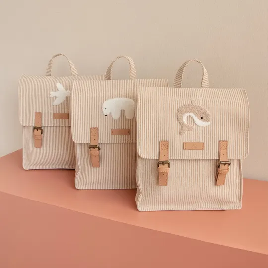 Nanami Rucksack - Stripes - Whale