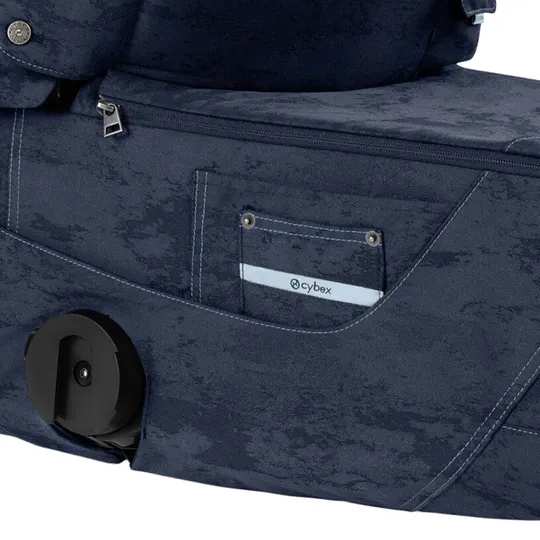 Cybex e-Priam 5 Style Rebellious Luxury 2-in-1 Kinderwagen – Denim Blue | Navy Blue