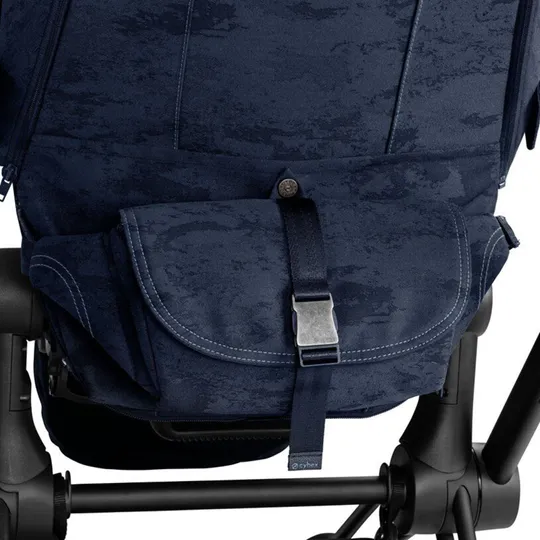 Cybex Priam 5 Style Rebellious Luxury 2-in-1 Kinderwagen – Denim Blue | Navy Blue