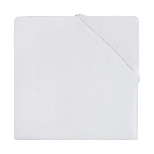 Jollein Spannbettlaken Jersey 40 x 80 cm Weiß