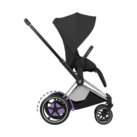 Cybex Kinderwagen 2-in-1 - e-Priam 5 Style - Chrome Brown Frame