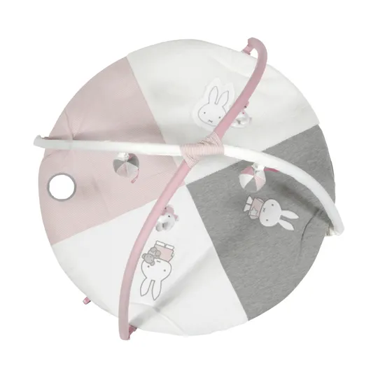 Miffy Baby Rib Spielteppich Mit Bogen Pink