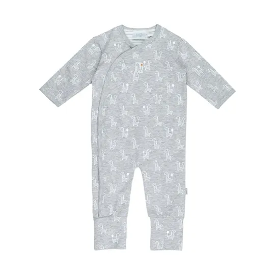 Feetje Giraffe Strampelanzug Grey Melange Gr. 56