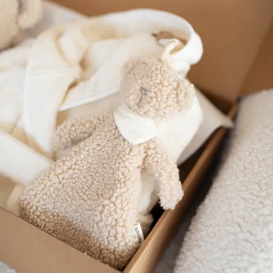 Kidslabel Schnullertuch Teddybär - Beige