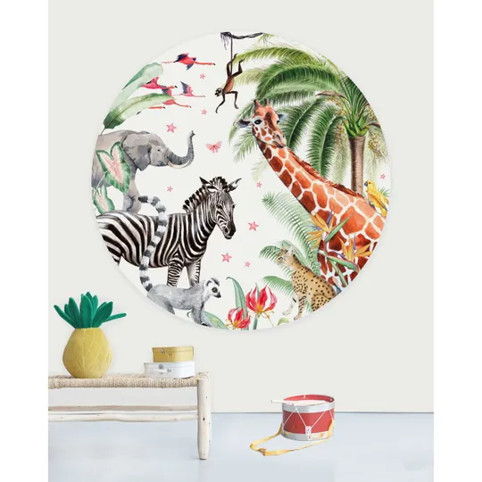 Creative Lab Amsterdam Yuki Tapete Rund 142,5 cm