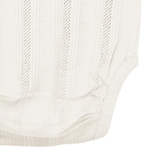 Lodger Babybody Langarm - Pointelle - Größe 68 - Cream