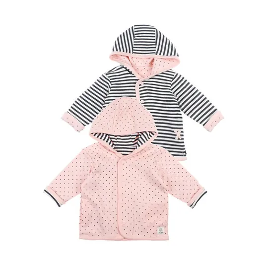 Feetje Dots Jacke Anthrazite meliert, Gr. 74