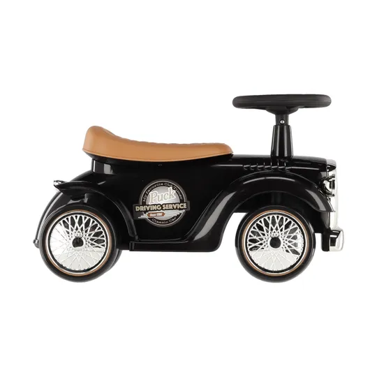 Puck Rutschauto Vintage - Schwarz