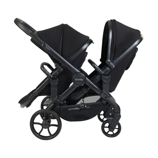 iCandy Peach 8 Zwillingskinderwagen - Black