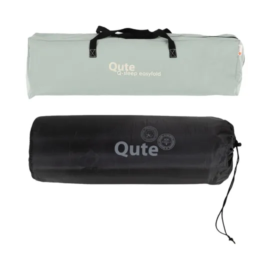 Qute Q-Sleep Campingbett Easyfold + Q-Matti Matratze inkl. Bezug