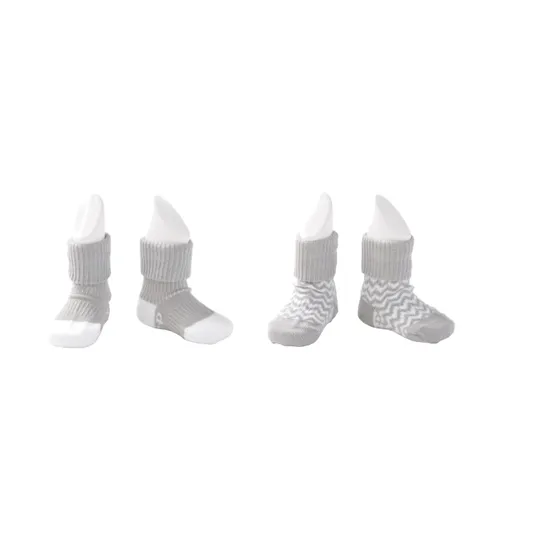 KipKep Bleib-Söckchen Grau 6–12 Monate