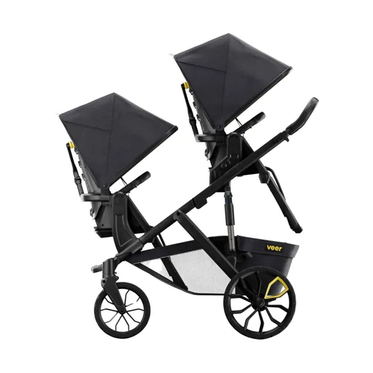 VEER Switchback &Roll Duowagen - Dunkelgrau / Schwarz