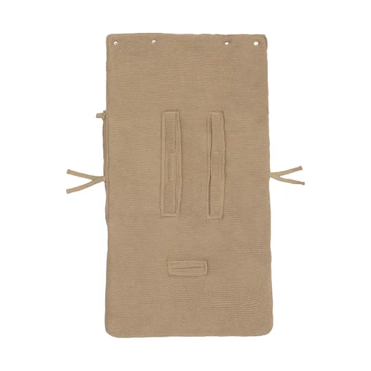 Jollein Basic Knit Fußsack - Gruppe 0+ 3/5 Punkt Gurt - Hazel