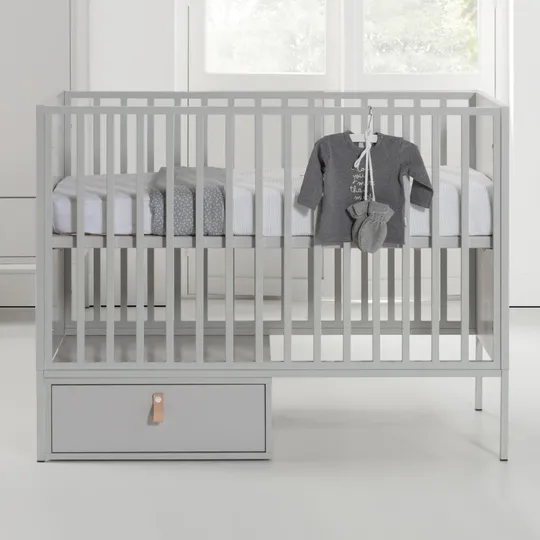 Kidsmill Amy Babybett Grau 60 x 120 cm