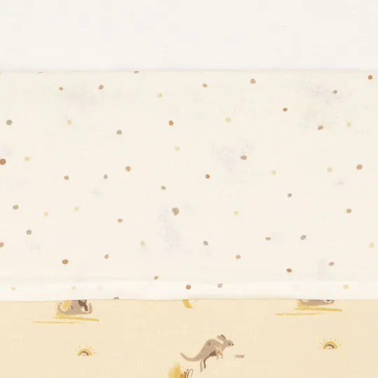 Jollein Babylaken - 75 x 100 cm - Kangaroots Dusty Dot