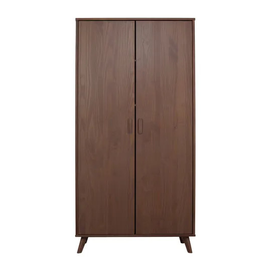 Europe Baby Olivia II Kleiderschrank 2-türig – Walnuss – Retro