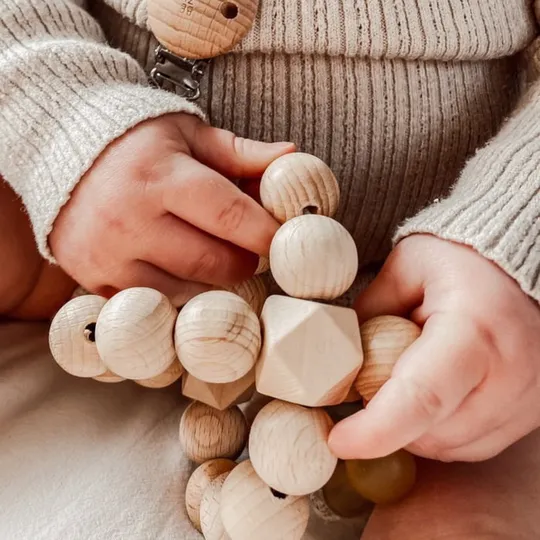 BEZISA Wooden Basics Crossball Natur