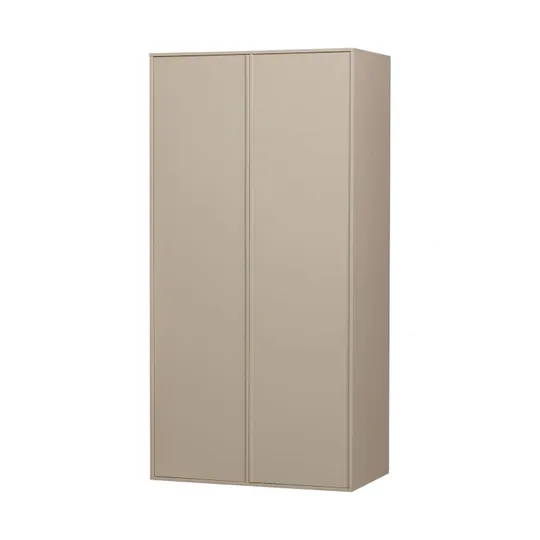 VT Wonen Daily 2-türiger Schrank – 200 x 100 cm – Dakar Grau