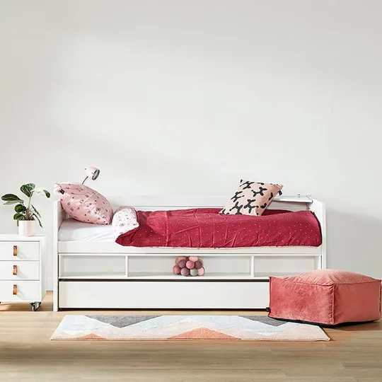 LIFETIME Kojenbett mit Schublade - Weiß