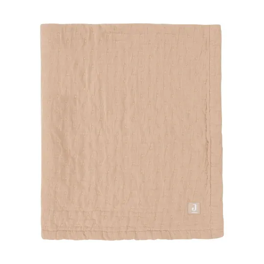 Jollein Decke - 75 x 100 cm - Hydrophil - Jacquard Biscuit GOTS