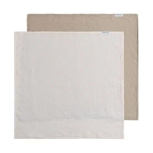 Baby's Only Tender Hydrophiles Tuch - 2-Pack - 65x65 cm - Beige / Linen