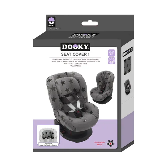 Dooky Star Gruppe 1 Autositzbezug Grey