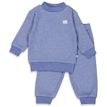 Feetje Waffel Pyjama - Blue Melange - Gr. 110