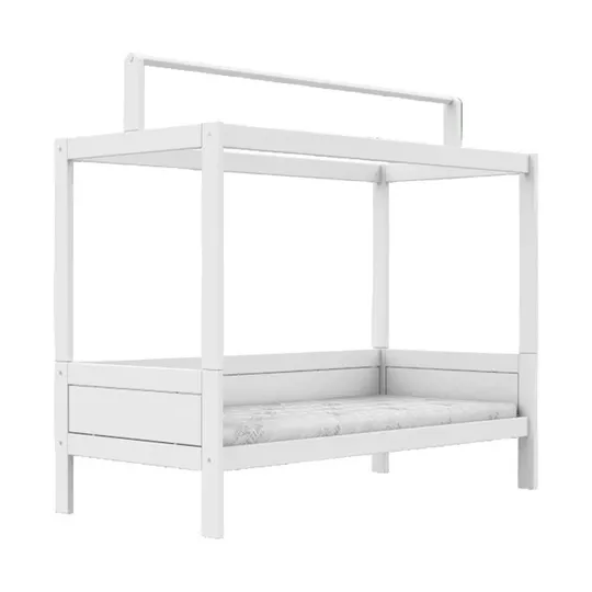 LIFETIME Kinderbett mit Himmelbettgestell – Deluxe-Lattenrost