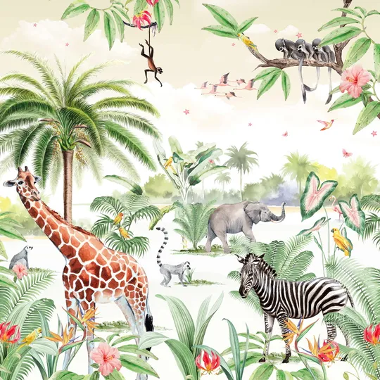 Creativ Lab Amsterdam Jungle Tales Vliestapete - 292,2 x 280 cm