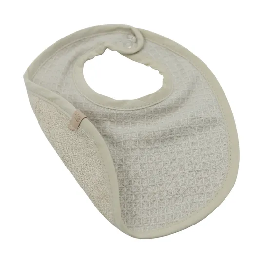 Bamboom Waffle Terry Lätzchen – 2er Set - Sea Breeze