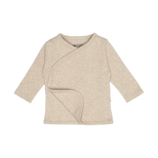 Lodger Wickelshirt - Größe 50 - Melange Beige