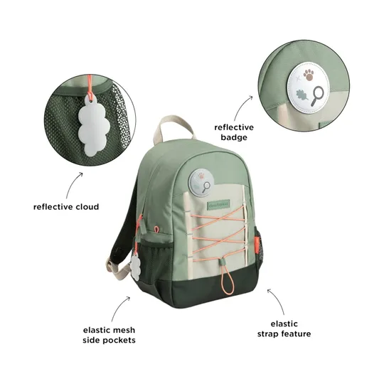 Done By Deer Rucksack Junior - Tiny Trails - Green