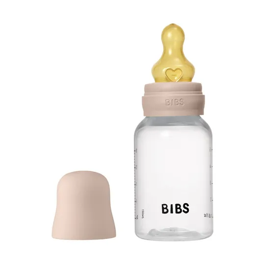Bibs Flasche - Slow Flow - 150 ml - Latex - Blush