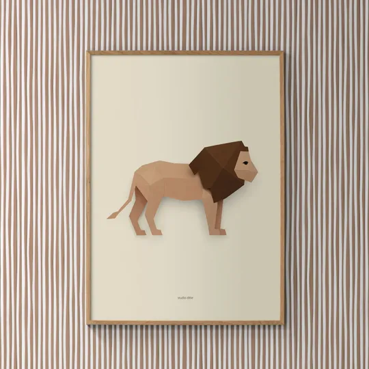 Studio Ditte Löwen Poster - 50x70 cm