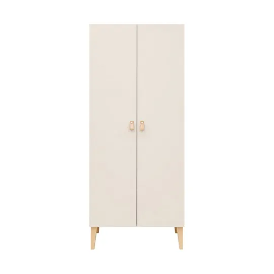 Bopita Amira 2-türiger Kleiderschrank – Dune/Natur